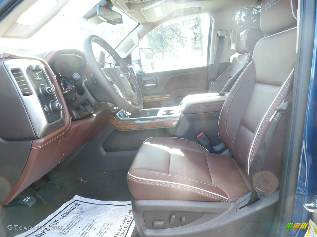 2019 Silverado 2500HD High Country Crew Cab 4WD - Deep Ocean Blue Metallic / High Country Saddle photo #19