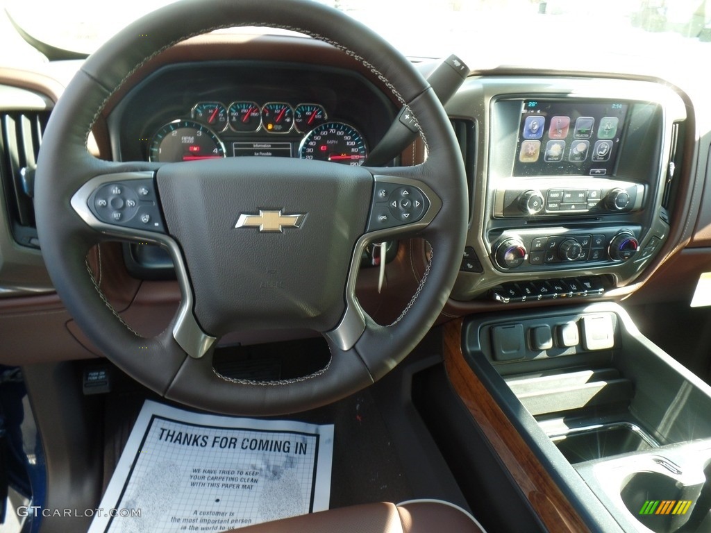 2019 Silverado 2500HD High Country Crew Cab 4WD - Deep Ocean Blue Metallic / High Country Saddle photo #22
