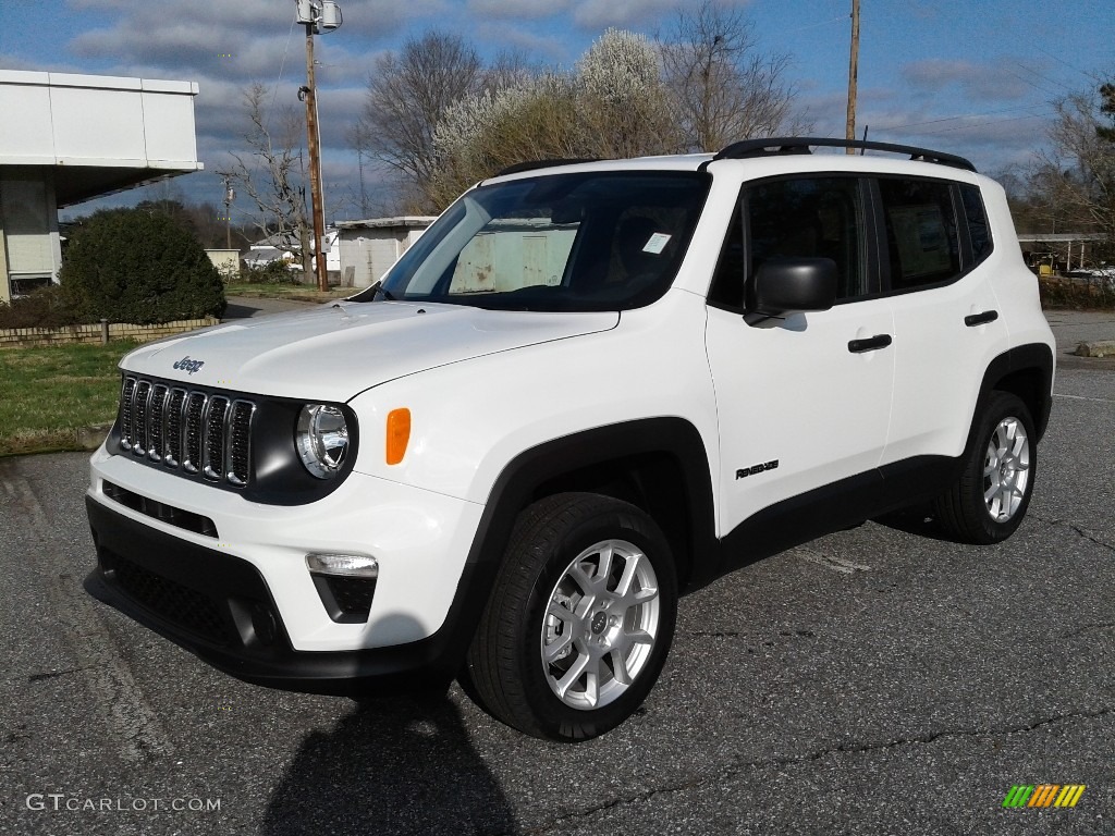 2019 Renegade Sport 4x4 - Alpine White / Black photo #2