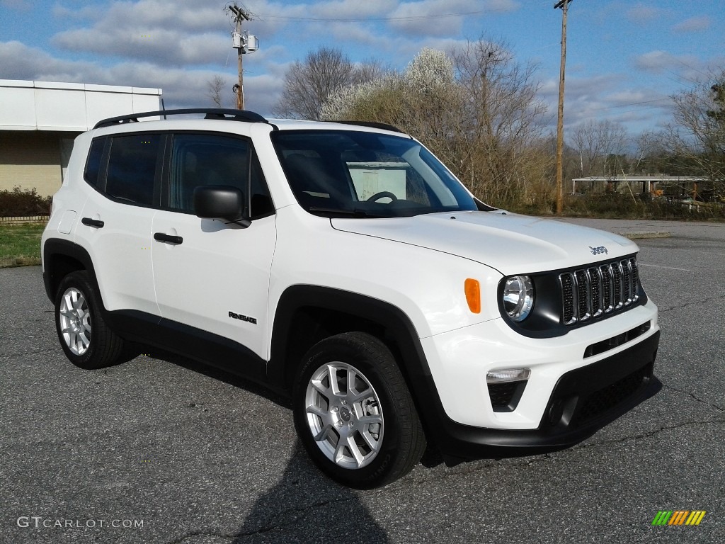 2019 Renegade Sport 4x4 - Alpine White / Black photo #4