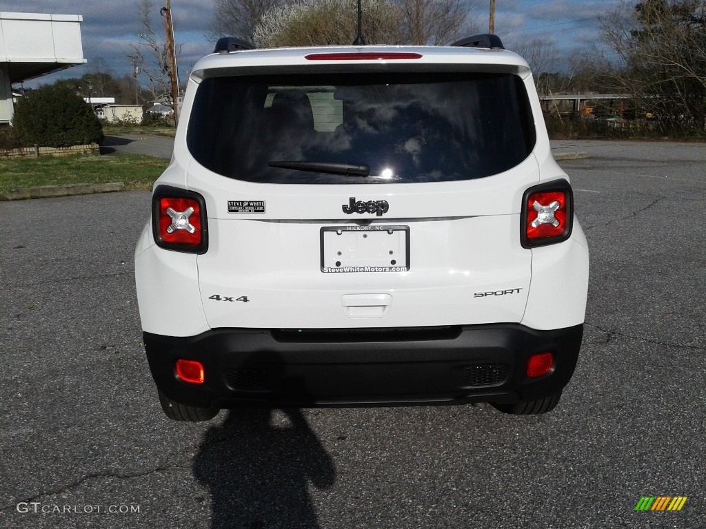 2019 Renegade Sport 4x4 - Alpine White / Black photo #7