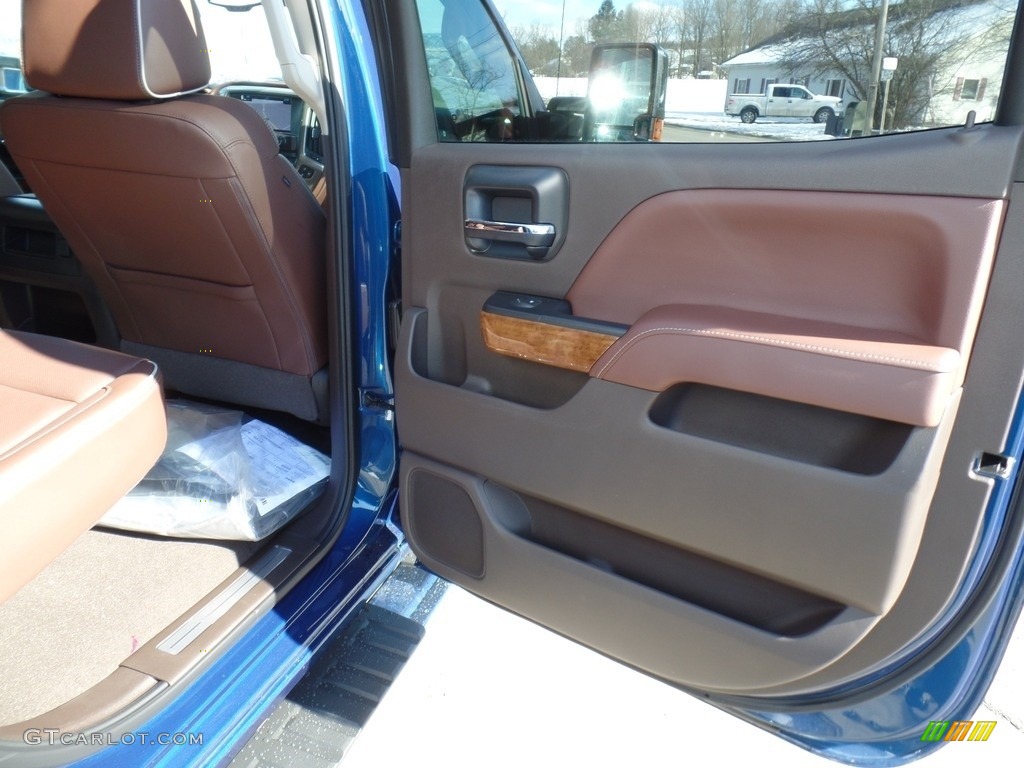 2019 Silverado 2500HD High Country Crew Cab 4WD - Deep Ocean Blue Metallic / High Country Saddle photo #45