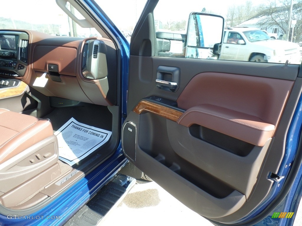 2019 Silverado 2500HD High Country Crew Cab 4WD - Deep Ocean Blue Metallic / High Country Saddle photo #47