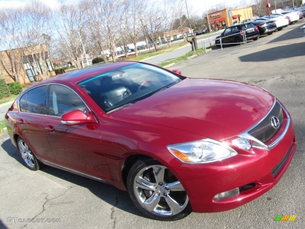 2010 GS 350 - Matador Red Mica / Black photo #3