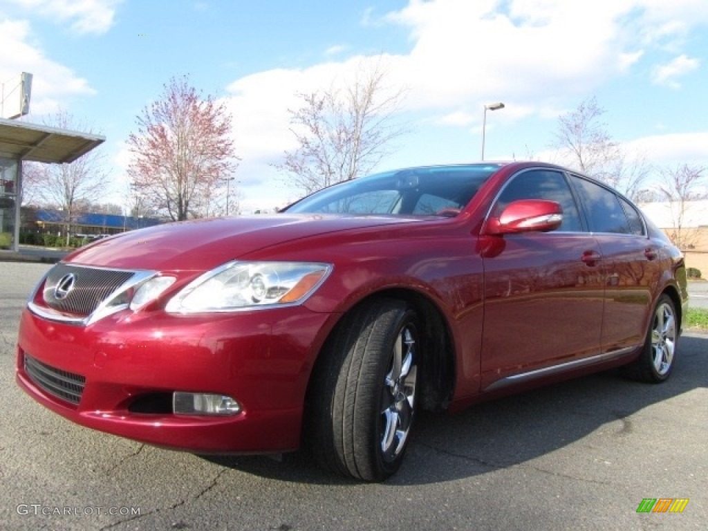 2010 GS 350 - Matador Red Mica / Black photo #6