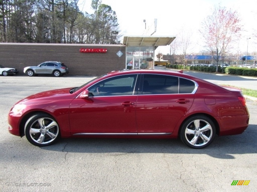 2010 GS 350 - Matador Red Mica / Black photo #7