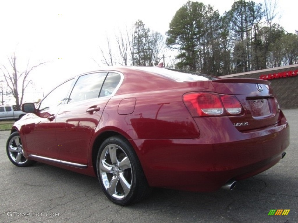 2010 GS 350 - Matador Red Mica / Black photo #8