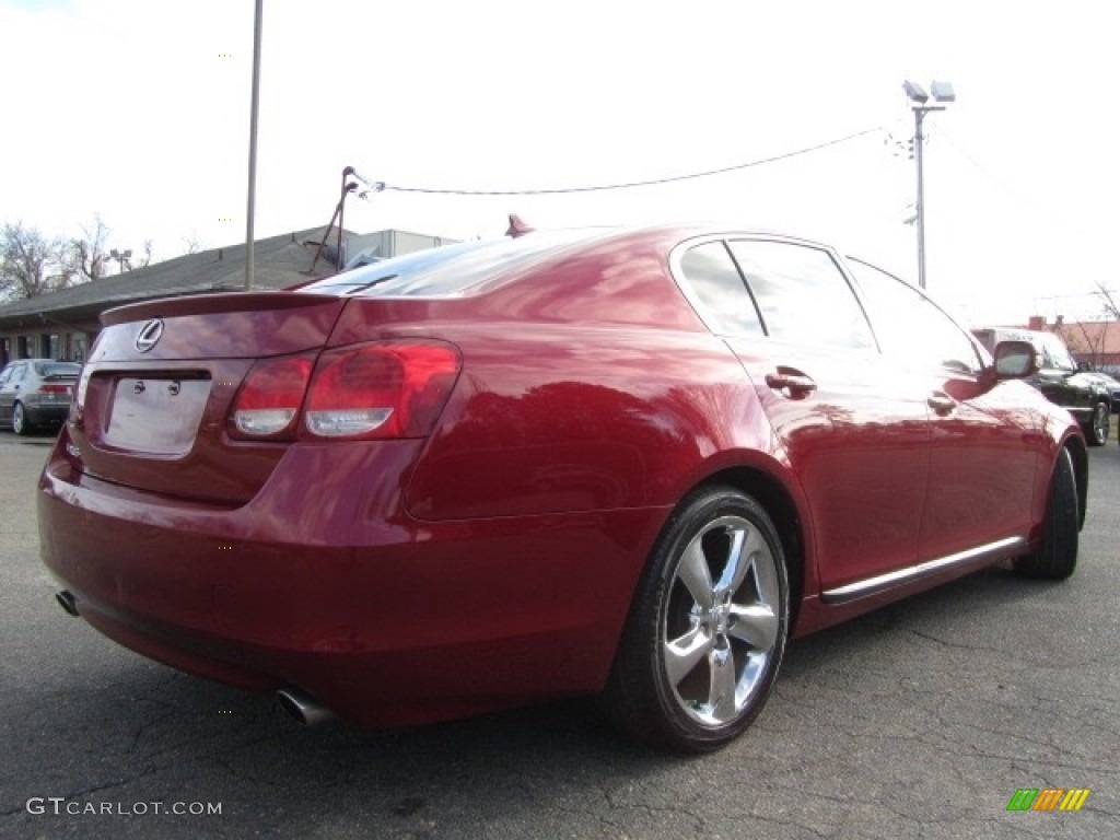 2010 GS 350 - Matador Red Mica / Black photo #10