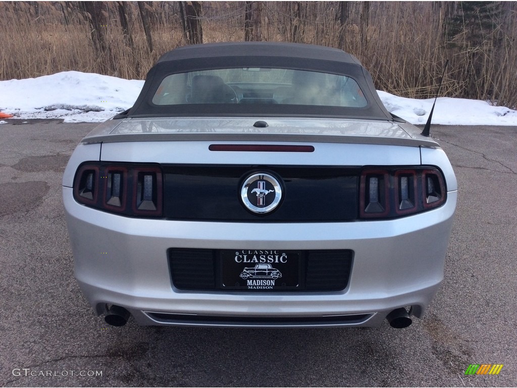 2014 Mustang V6 Premium Convertible - Ingot Silver / Charcoal Black photo #6