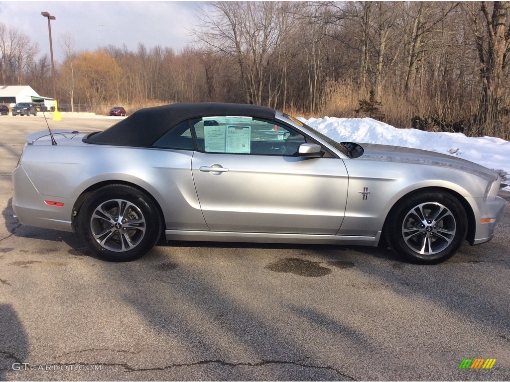 2014 Mustang V6 Premium Convertible - Ingot Silver / Charcoal Black photo #9