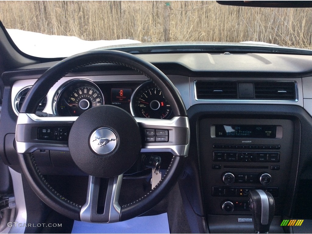 2014 Mustang V6 Premium Convertible - Ingot Silver / Charcoal Black photo #19