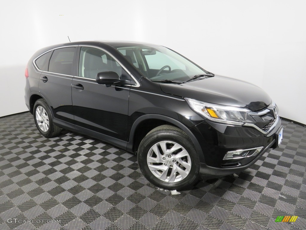 2016 CR-V LX AWD - Crystal Black Pearl / Black photo #5