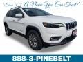 2019 Bright White Jeep Cherokee Latitude Plus 4x4  photo #1