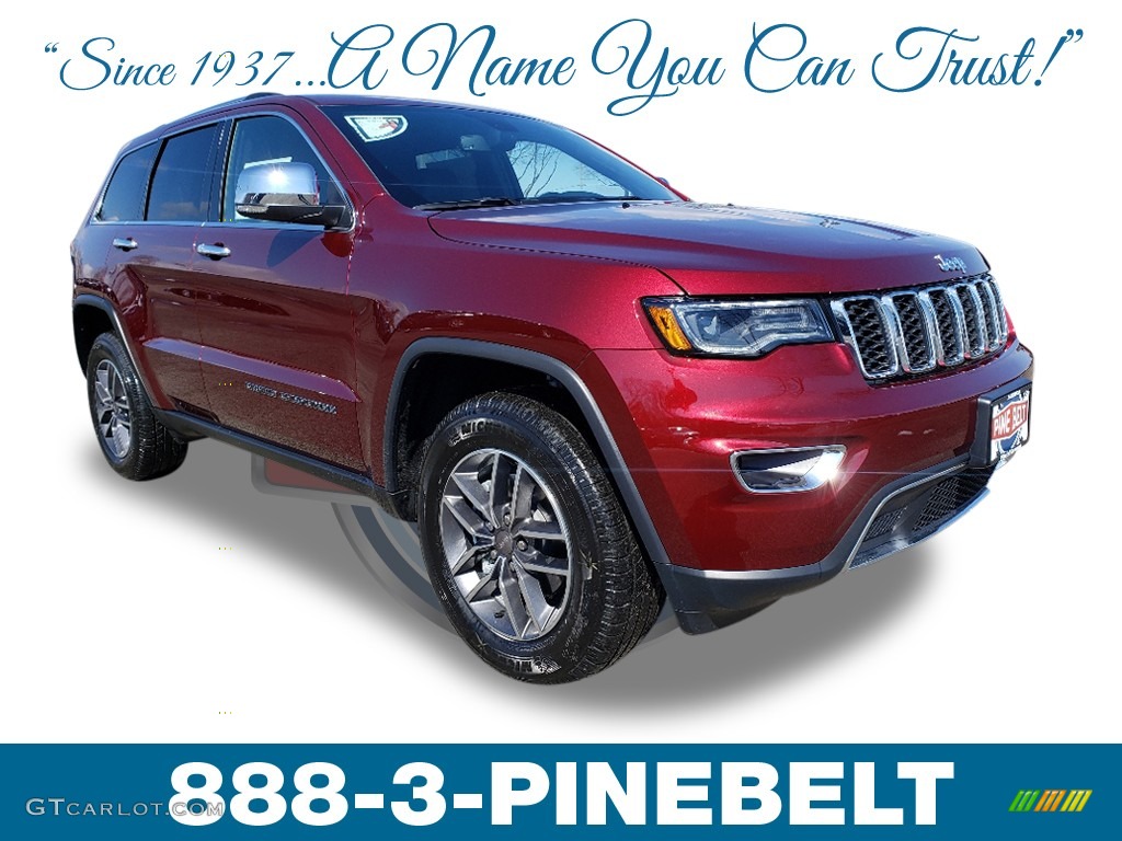 2019 Grand Cherokee Limited 4x4 - Velvet Red Pearl / Black photo #1