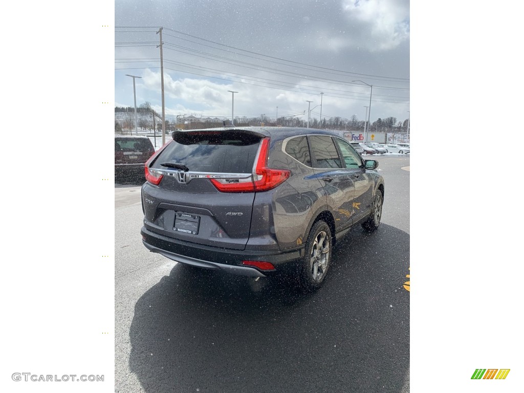 2019 CR-V EX AWD - Modern Steel Metallic / Black photo #5