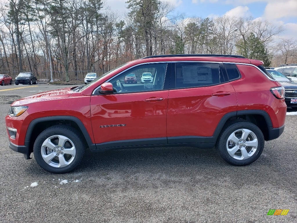 Red-Line Pearl 2019 Jeep Compass Latitude 4x4 Exterior Photo #132199592