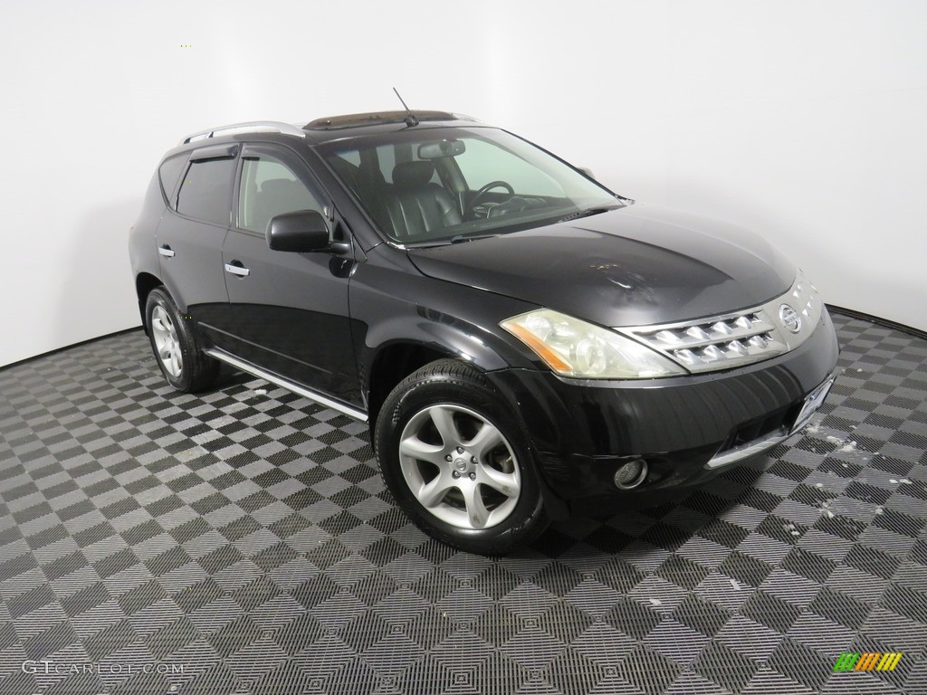 2007 Murano SE AWD - Super Black / Charcoal photo #5