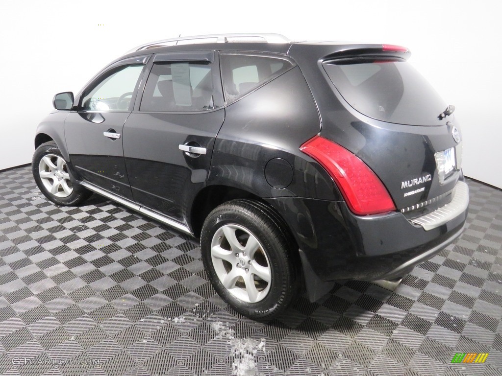 2007 Murano SE AWD - Super Black / Charcoal photo #13