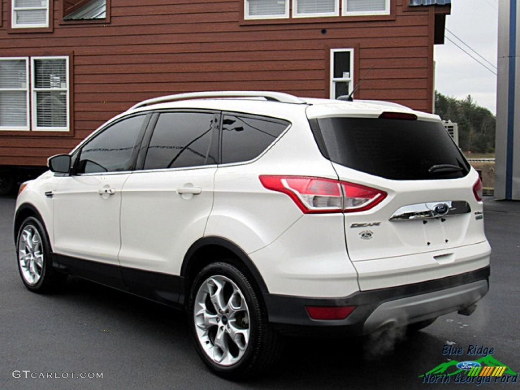 2014 Escape Titanium 2.0L EcoBoost - White Platinum / Medium Light Stone photo #3