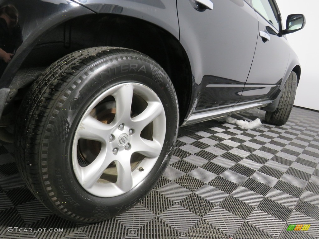 2007 Murano SE AWD - Super Black / Charcoal photo #21