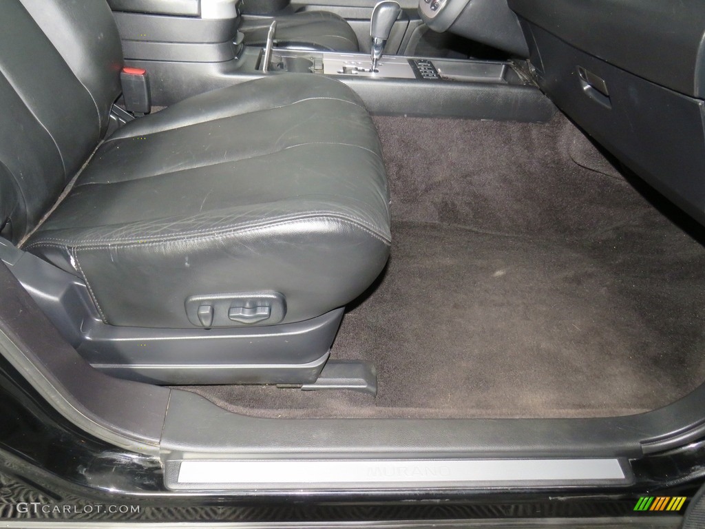 2007 Murano SE AWD - Super Black / Charcoal photo #42
