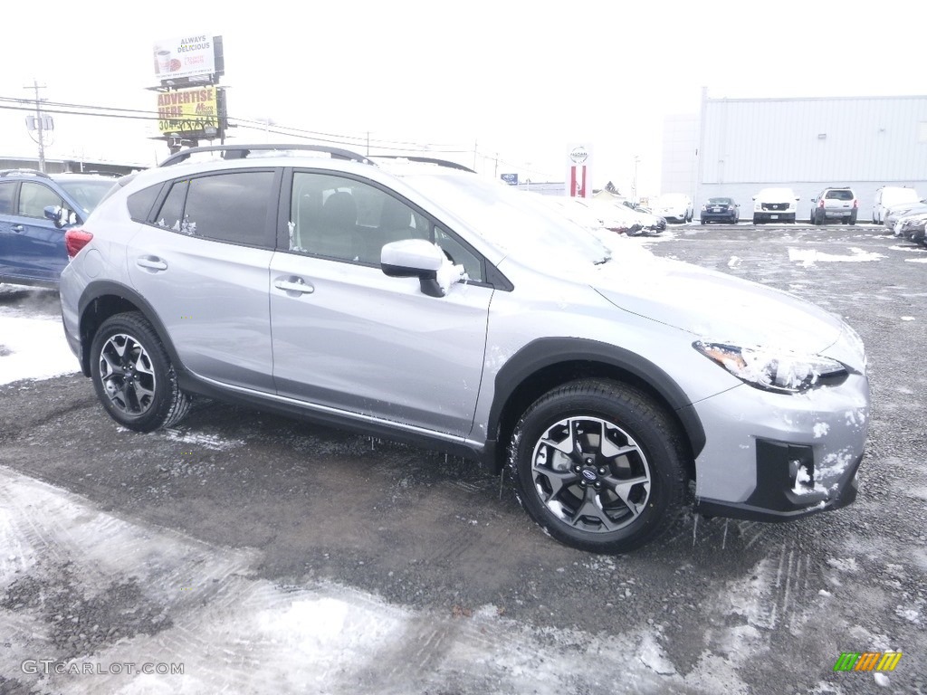 2019 Crosstrek 2.0i Premium - Ice Silver Metallic / Black photo #1