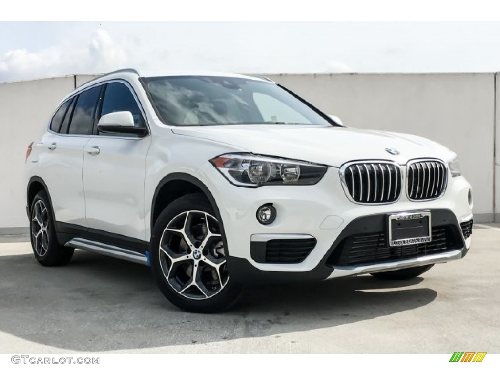 Alpine White 2019 BMW X1 xDrive28i Exterior Photo #132203127