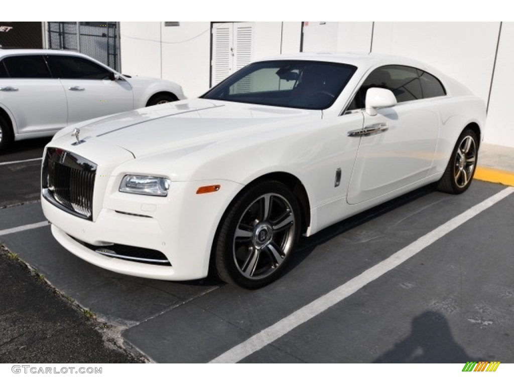 Arctic White 2015 Rolls-Royce Wraith Standard Wraith Model Exterior Photo #132203217