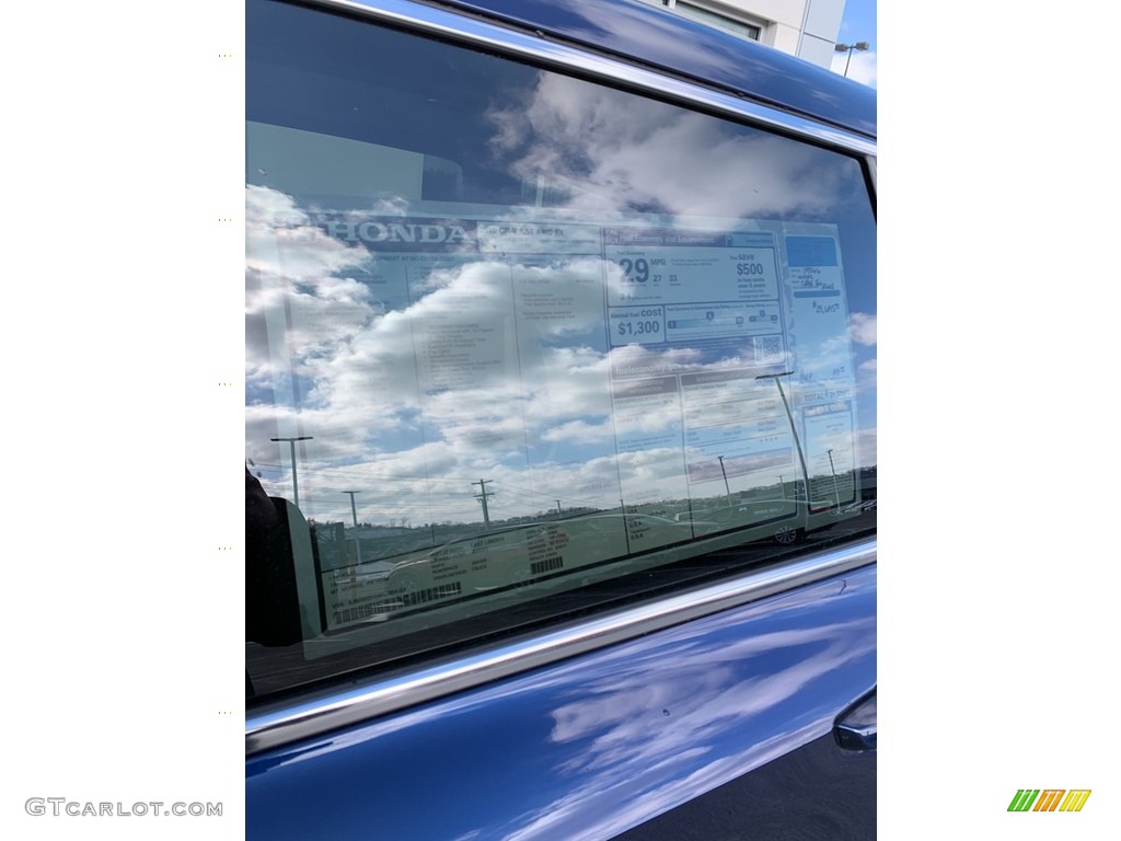 2019 CR-V EX AWD - Obsidian Blue Pearl / Gray photo #15