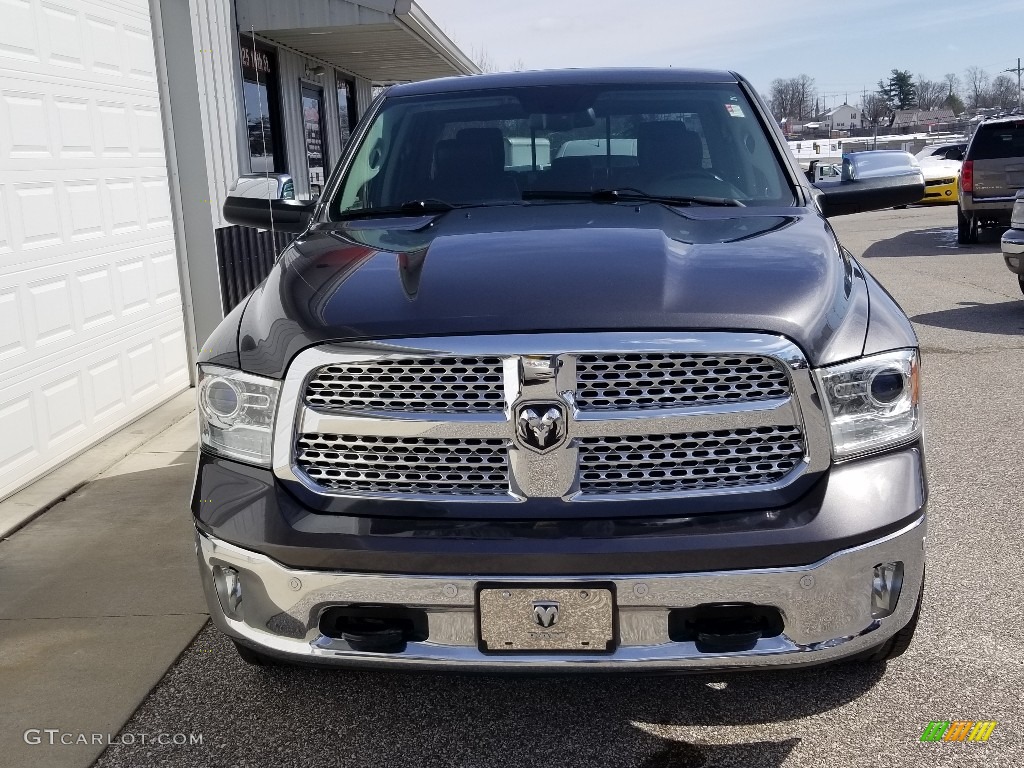 2014 1500 Laramie Crew Cab 4x4 - Granite Crystal Metallic / Black photo #5