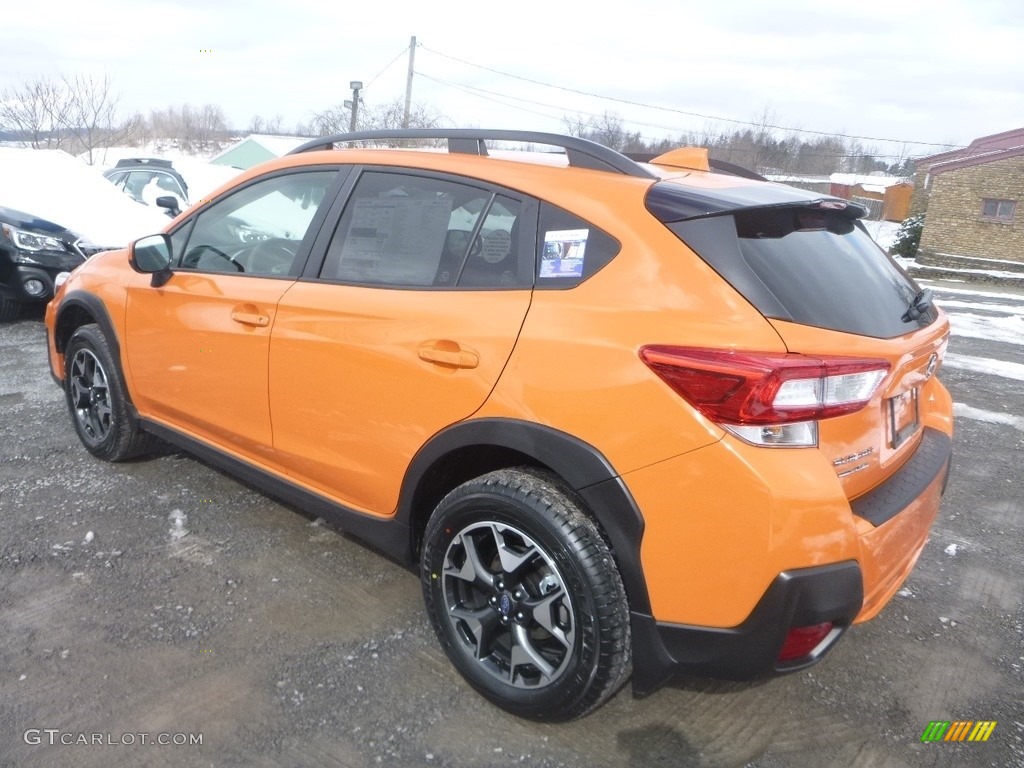 2019 Crosstrek 2.0i Premium - Sunshine Orange / Black photo #6