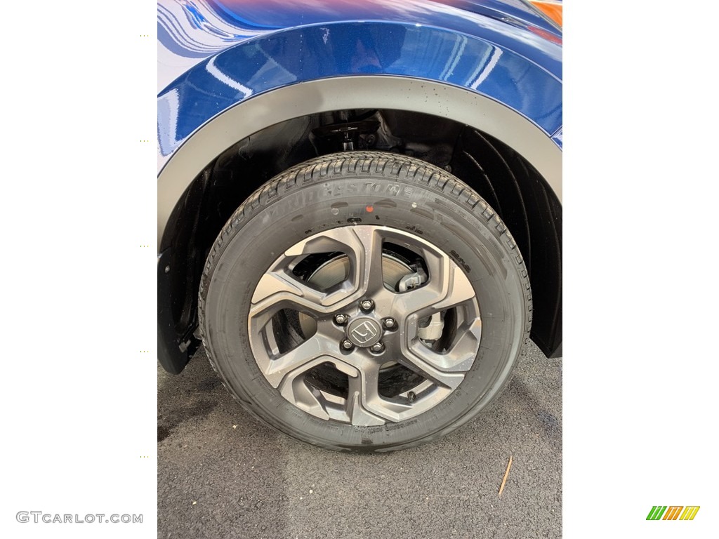 2019 CR-V EX AWD - Obsidian Blue Pearl / Gray photo #32