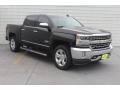 2016 Black Chevrolet Silverado 1500 LTZ Crew Cab 4x4  photo #2