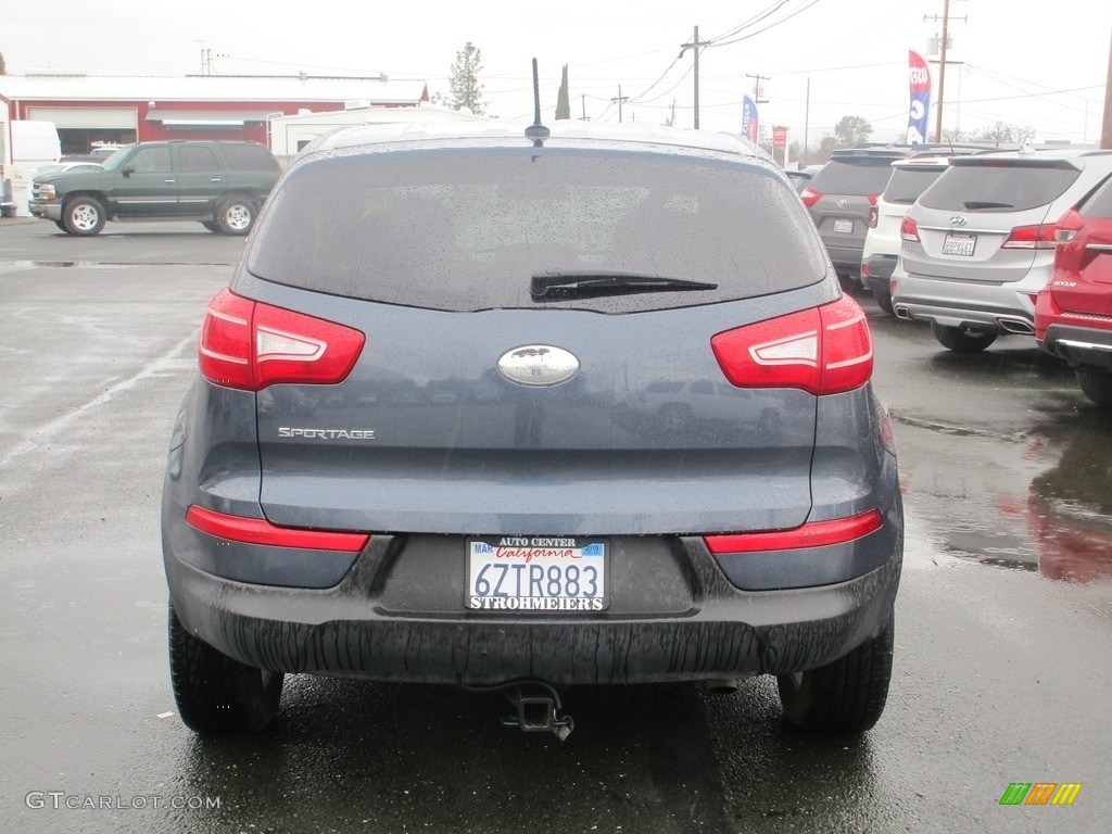 2013 Sportage LX AWD - Twilight Blue / Alpine Gray photo #6