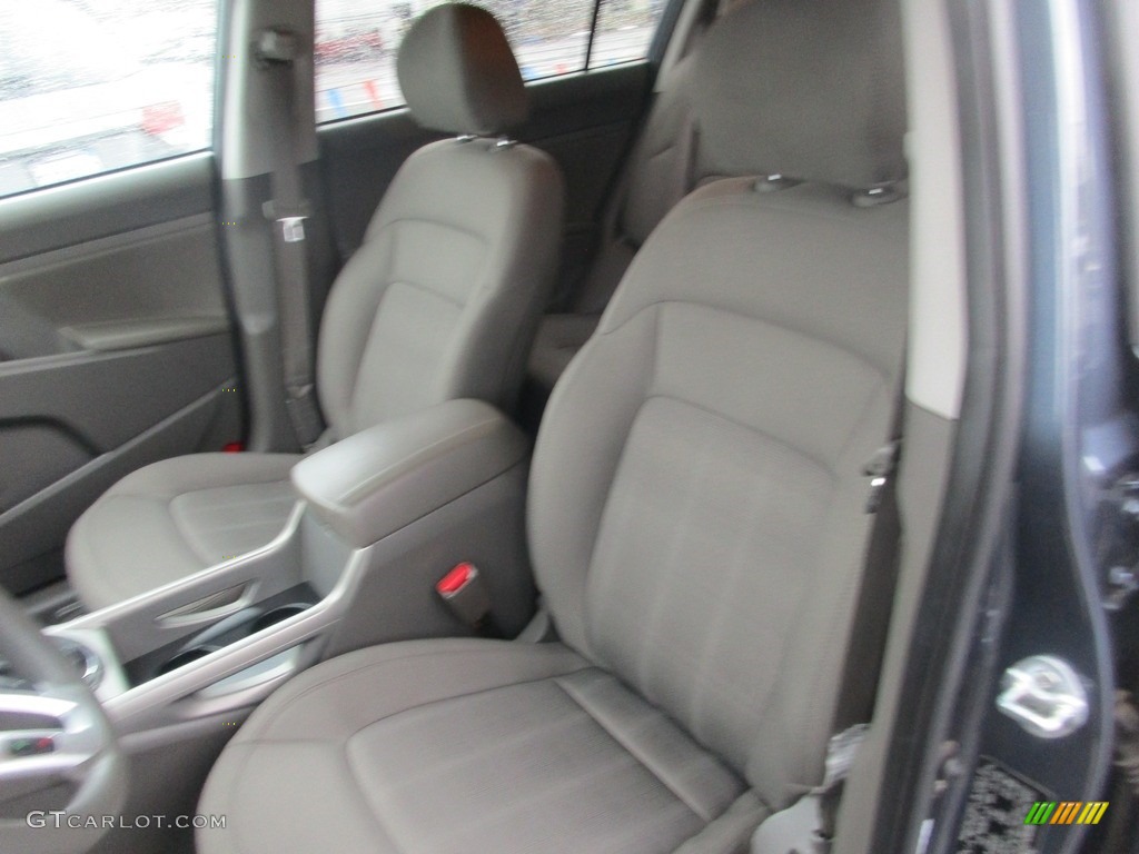 2013 Sportage LX AWD - Twilight Blue / Alpine Gray photo #8