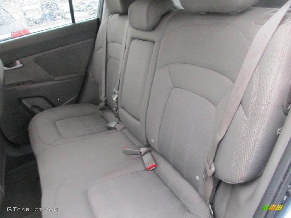 2013 Sportage LX AWD - Twilight Blue / Alpine Gray photo #9
