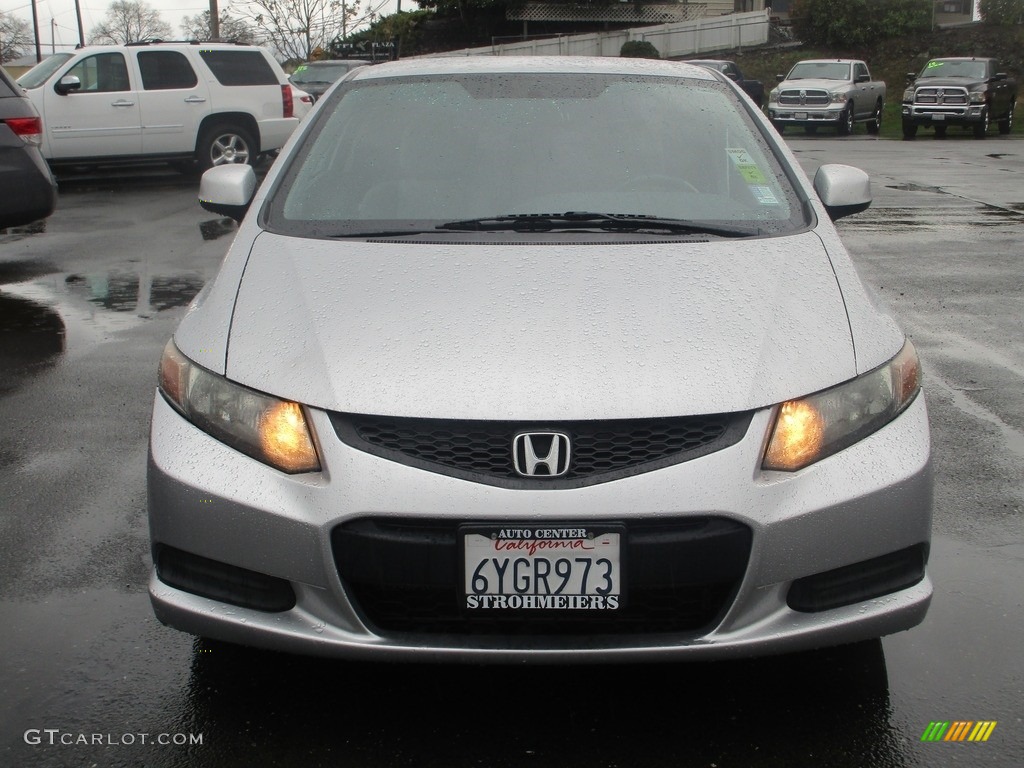 2012 Civic LX Coupe - Cool Mist Metallic / Gray photo #2