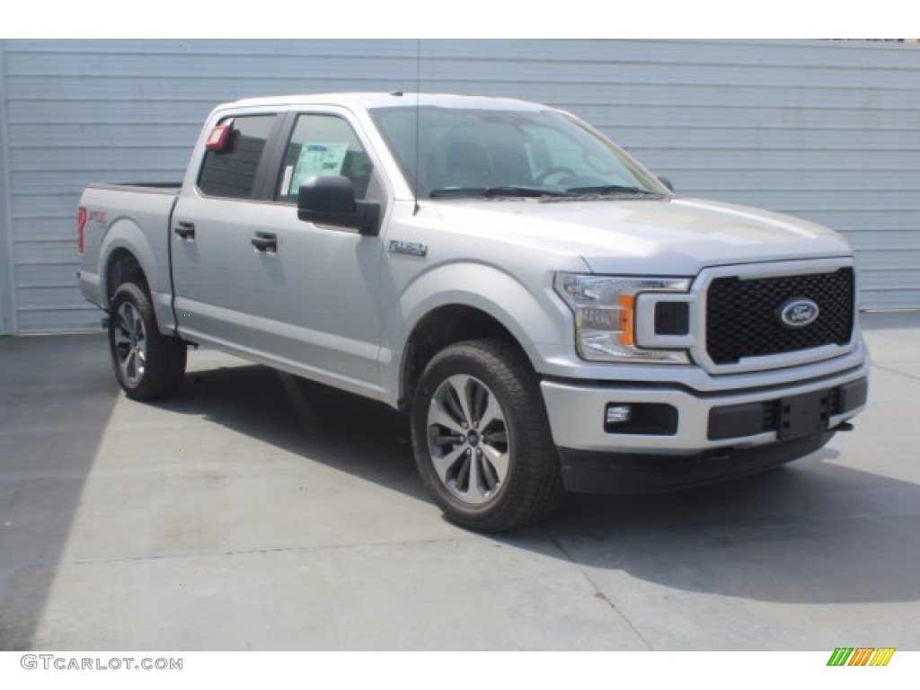 2019 F150 STX SuperCrew 4x4 - Ingot Silver / Black photo #2