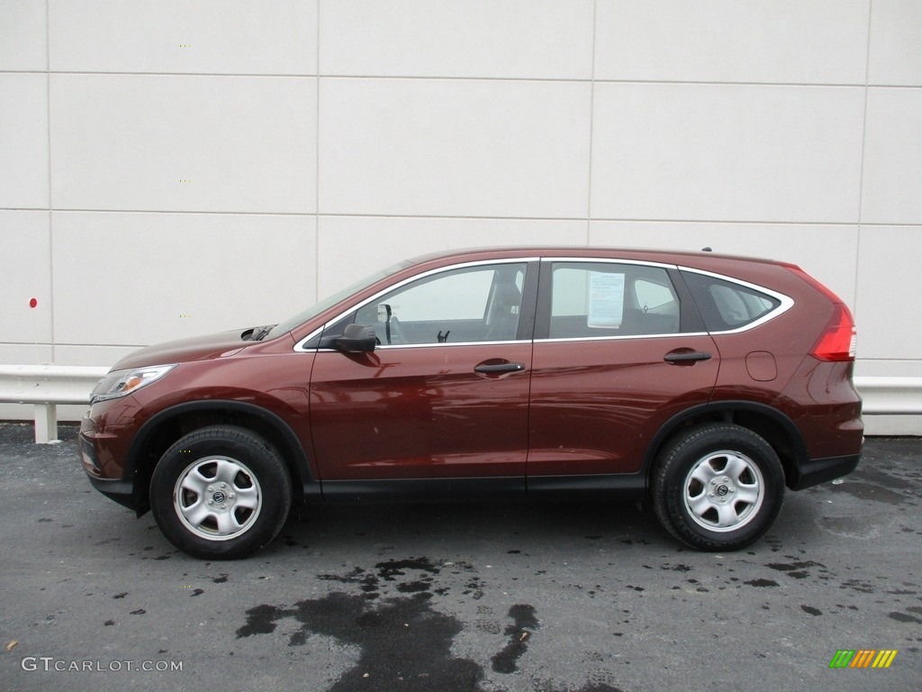 2015 CR-V LX AWD - Copper Sunset Pearl / Black photo #2