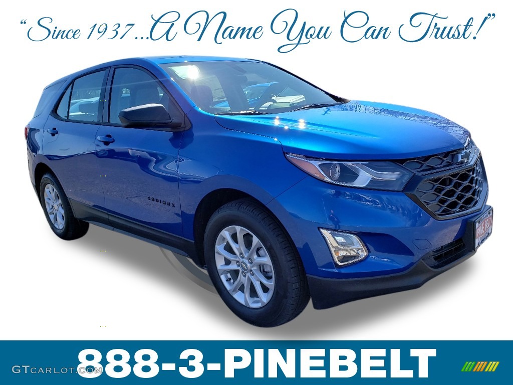 2019 Equinox LS - Kinetic Blue Metallic / Medium Ash Gray photo #1