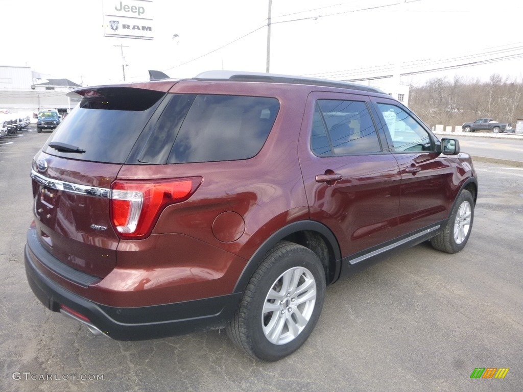 2018 Explorer XLT 4WD - Cinnamon Glaze / Ebony Black photo #6