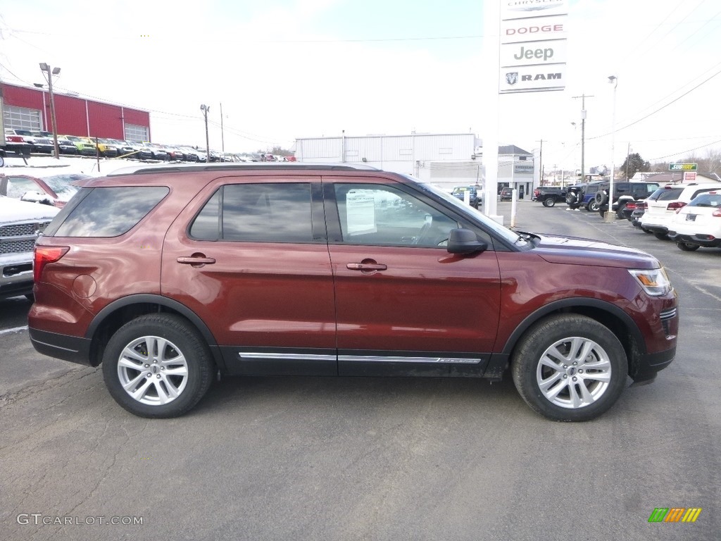 2018 Explorer XLT 4WD - Cinnamon Glaze / Ebony Black photo #7