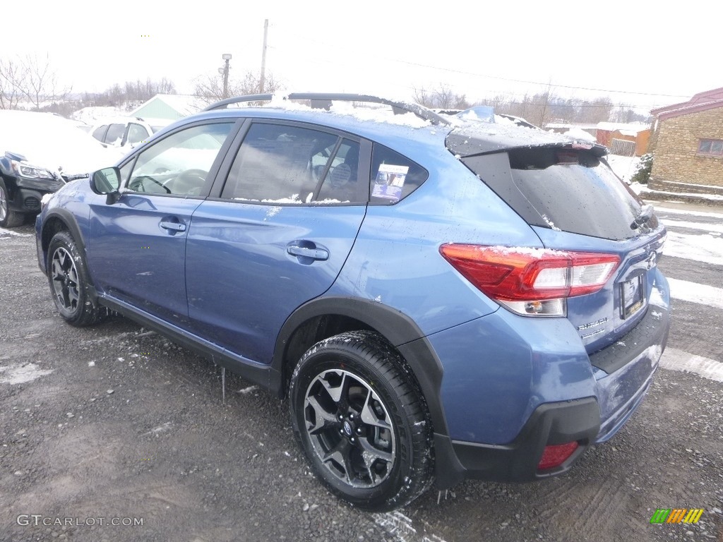 2019 Crosstrek 2.0i Premium - Quartz Blue Pearl / Gray photo #6