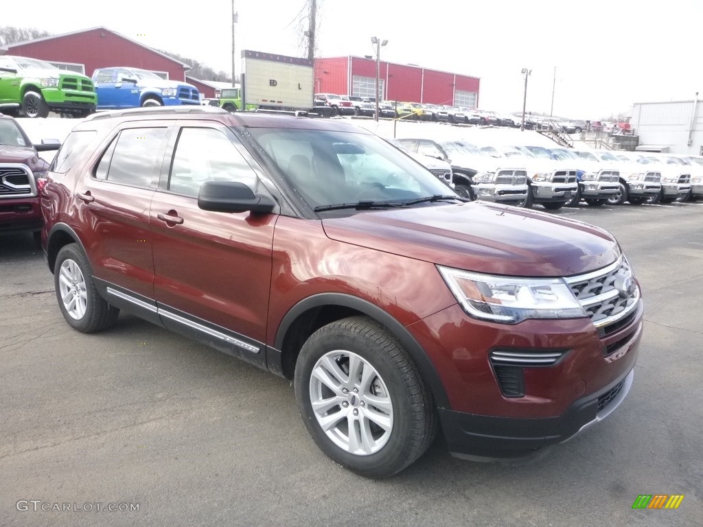 2018 Explorer XLT 4WD - Cinnamon Glaze / Ebony Black photo #8