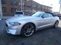 Ingot Silver 2019 Ford Mustang GT Premium Convertible Exterior