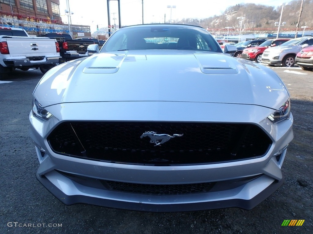 2019 Mustang GT Premium Convertible - Ingot Silver / Ebony photo #7