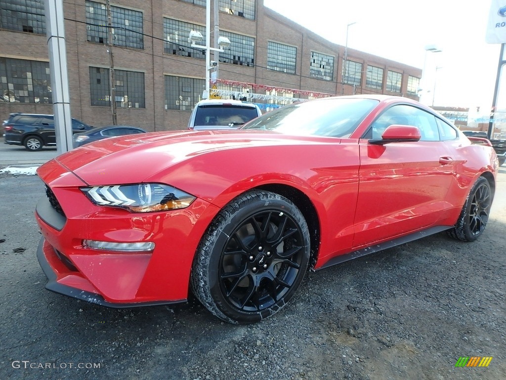 Race Red 2019 Ford Mustang EcoBoost Fastback Exterior Photo #132211713