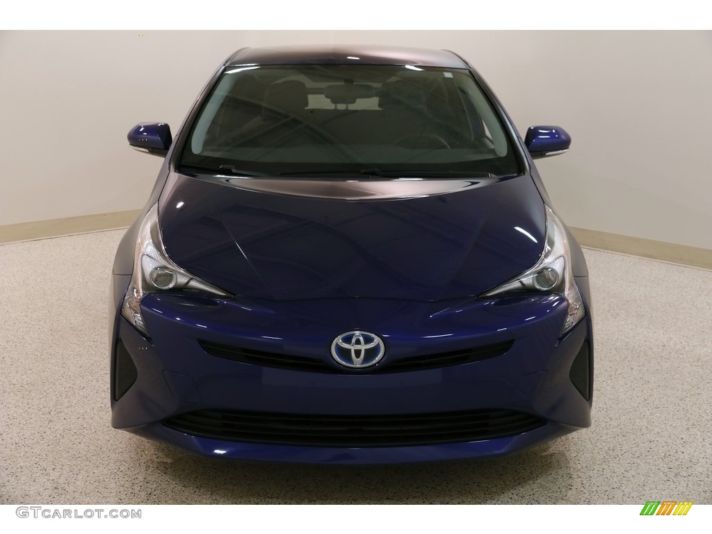 2016 Prius Two - Blue Crush Metallic / Black photo #2