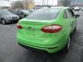 2014 Green Envy Ford Fiesta SE Sedan  photo #5