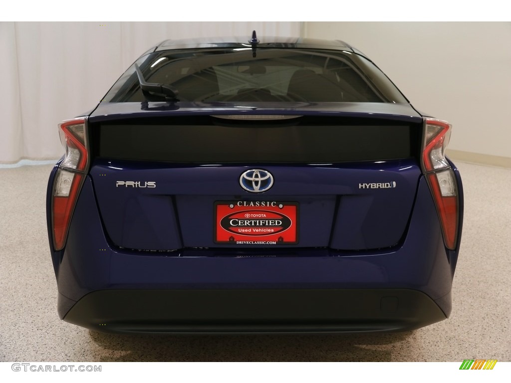 2016 Prius Two - Blue Crush Metallic / Black photo #18